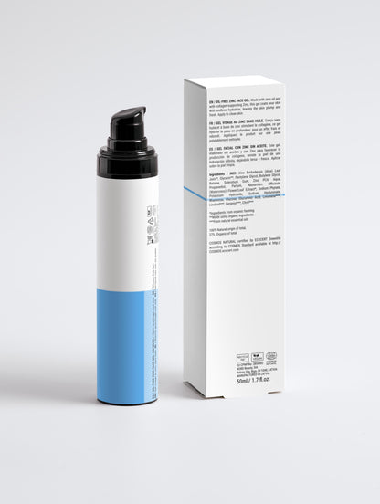 Oil-Free Zinc Face Gel for Men