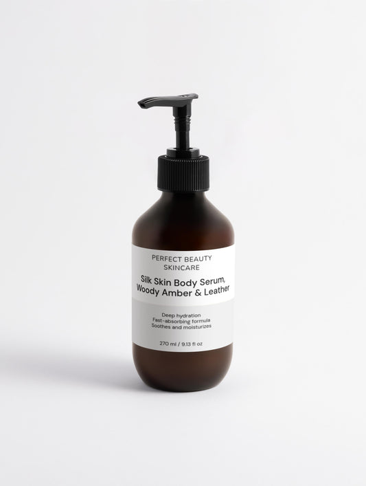 Silk Skin Body Serum, Woody Amber & Leather